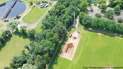 Bodenaushub für Nutzwasserzisterne