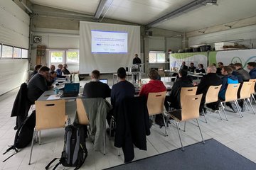 Zweites Projekttreffen Nutzwasser: Eröffnung des Treffens durch Prof. Dr.-Ing. Jörg E. Drewes